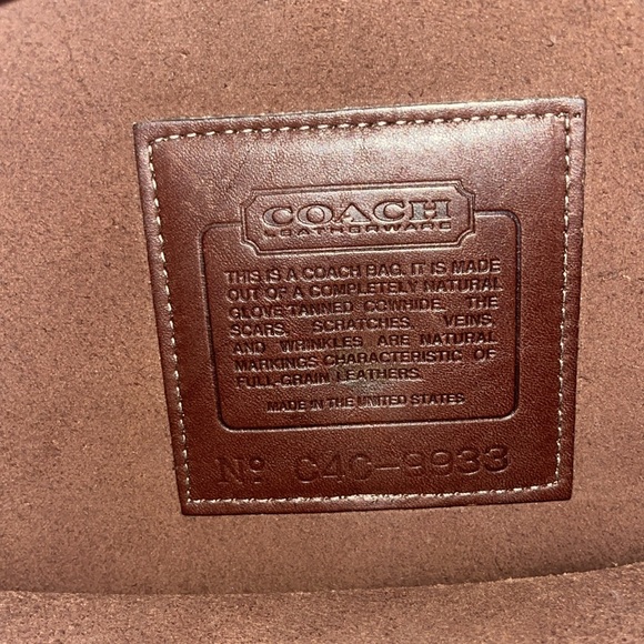 Vintage Coach leather clutch - Picture 2 of 5